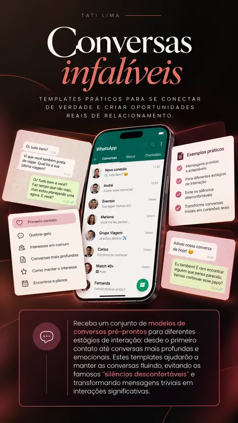 Capa do treinamento Conversas Infalíveis